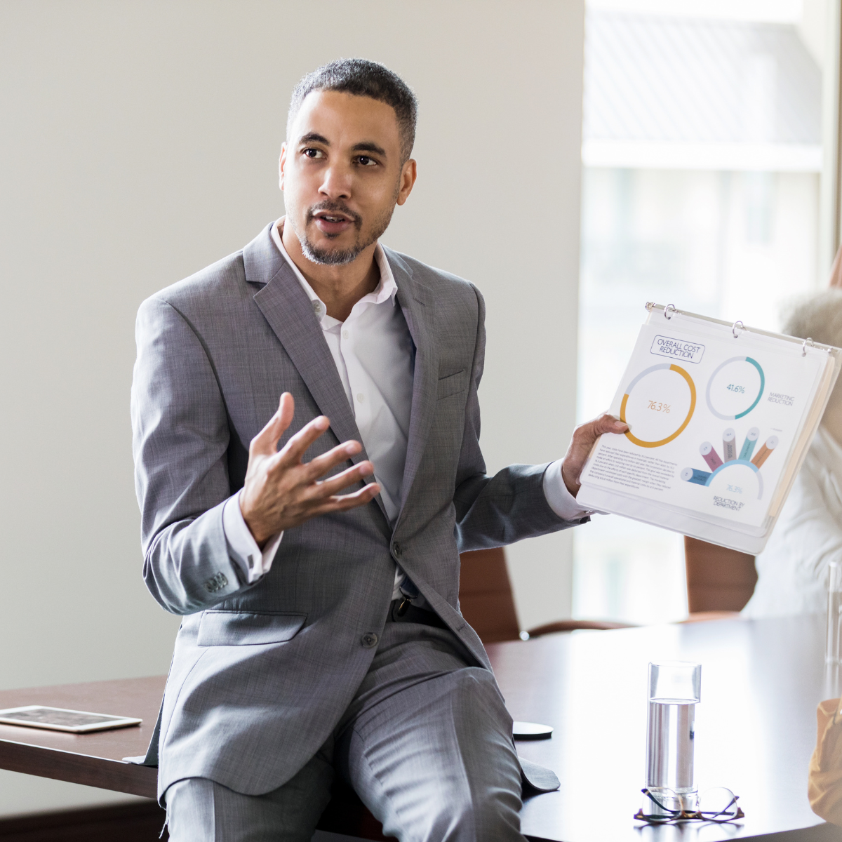 Business Professionals with Digital Devices